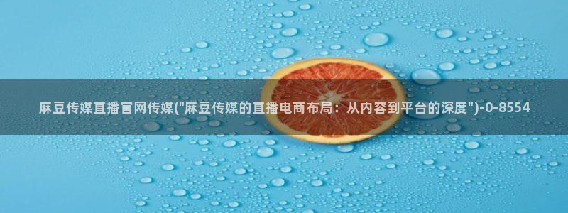 麻豆采集模板：麻豆传媒直播官网传媒(\