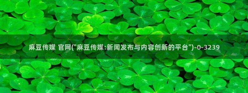 麻豆高清视频